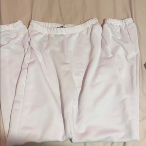 White Joggers